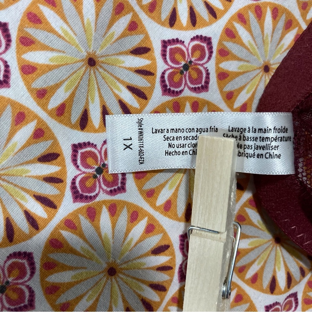 Ashley Stewart Burgundy Lace Bra Chemise - Picture 8 of 12